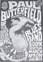 Paul Butterfield Konzertplakat