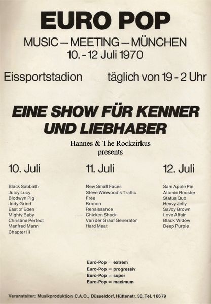Joint Meeting Düsseldorf '70
