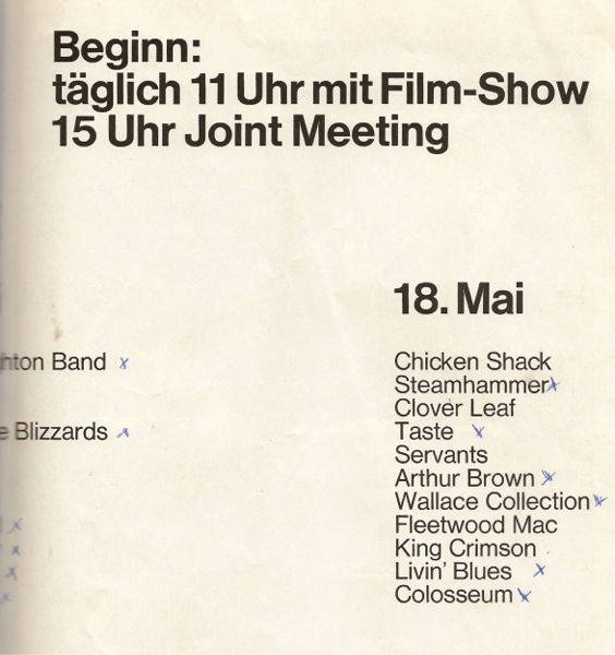 Joint Meeting Dsseldorf 1970